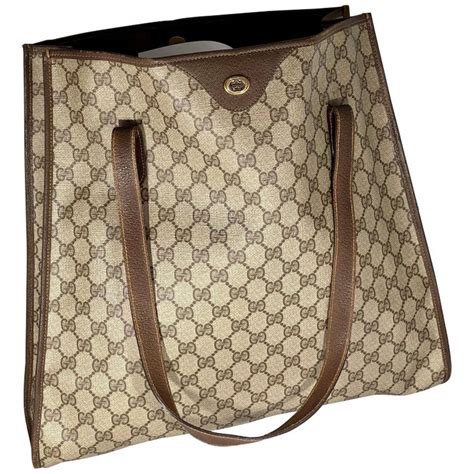 gucci purse canvas|Gucci shopper tote handbags.